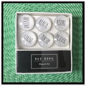 NWT RAE DUNN Dome Magnet Set